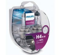 Галогенные лампы Philips Vision Plus +60% H4 12v 60/55w 12342vps2