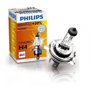 Галогенная лампа  Philips Vision +30% H4 12v 60/55w 12342prс1
