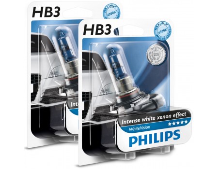 Галогенные лампы Philips Crystal Vision 4300k HB3 12v 65w 9005cvb1