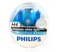 Галогенные лампы Philips Diamond Vision 5000k H4 12v 60/55w 12342dvs2