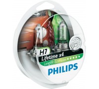 Галогенные лампы Philips Long Life Eco Vision H7 12v 55w 12972llecos2