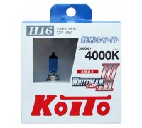 Галогенные лампы KOITO WHITEBEAM III H16 12v 19w P0749W