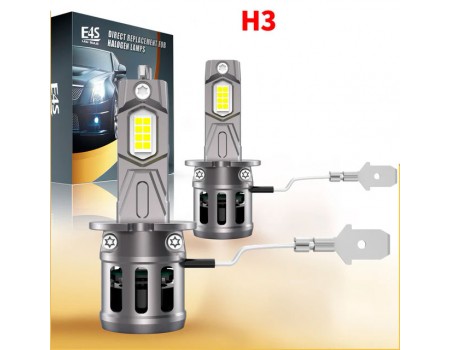 Светодиодные лампы E4S H3 30w, 5400 Lum, 6000K, 7535 Chip, DC 9-16V
