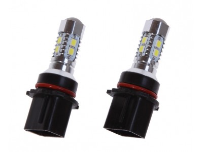 Светодиодная лампа P13W/PSX26W 10 smd 2835 линза Canbus (с обманкой)