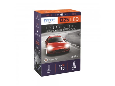 Светодиодная лампа D2S MTF Cyber Light 6000К DPD2S6