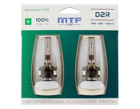 Ксеноновая лампа D2R MTF Night Assistant +100% 4800k nabd2r 2шт