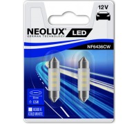Светодиодная лампа Neolux C5W софитная 36мм LED Interior 6000K 12v белая NF6436CW-02B