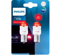 Светодиодная лампа Philips P21W Ultinon Pro3000 красная LED 12v 11498u30rb2