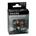 Лампа поворотника Philips Silver Vision PY21W 12v 12496svs2 (хромированная) к-т