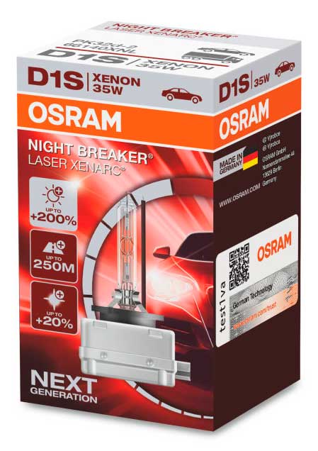 Яркие ксеноновые лампы - Osram Laser D1S +200%