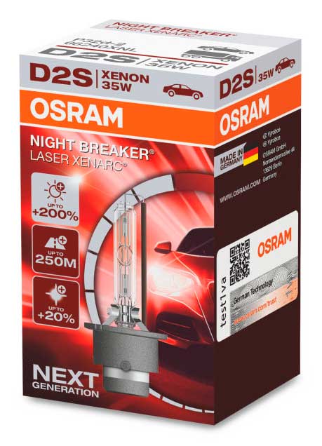 Яркие ксеноновые лампы - Osram Laser D2S +200%