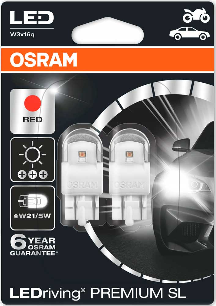 Второе поколения светодиодов Osram LEDriving Standart SL и Premium SL W21/5W