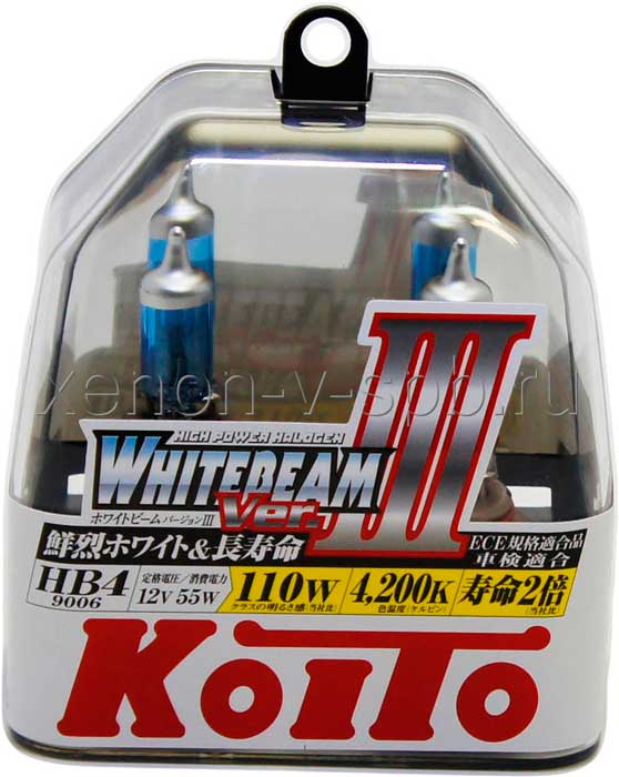 Лампы Koito Whitebeam III производства Япония