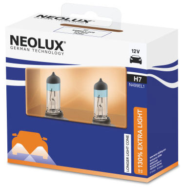 Новинка Neolux Extra light +130% H7, H4, H1