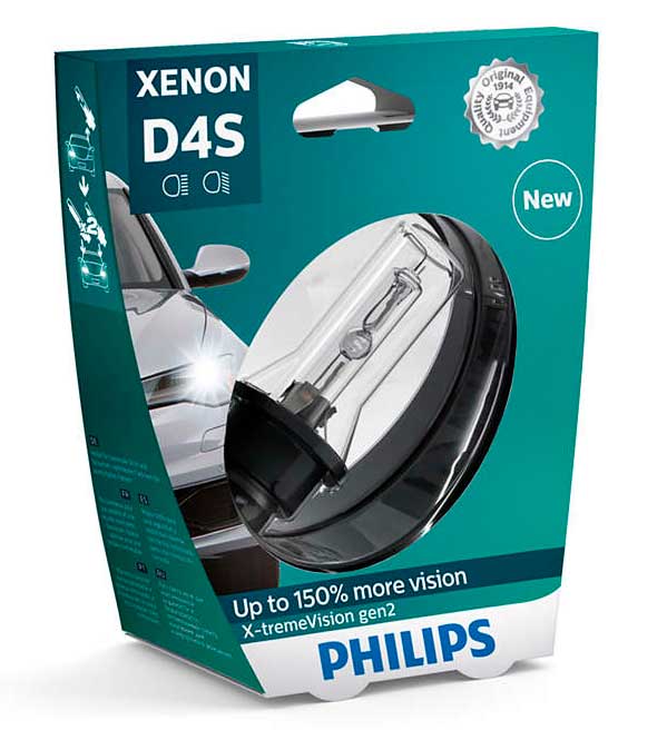 Ксеноновые лампы - Philips X Treme Vision gen2 150% D1S D2S D3S D4S
